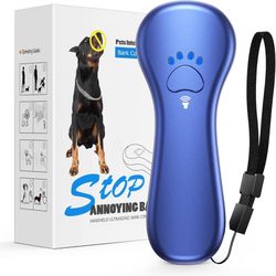 New Anti Barking Device,Dog Barking Control Devices,Rechargeable Ultrasonic Dog Bark Deterrent up to 16.4 Ft Effective Control Range Safe for Human & 