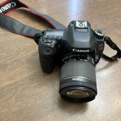 Canon 80D DSLR Camera With AutoFocus Lense