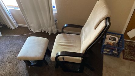 Glider Rocking Chair with Ottoman