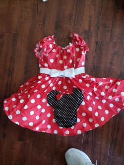 Custom made minnie mouse dress