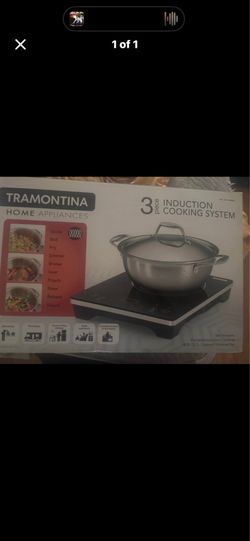 3 Piece induction cooking system