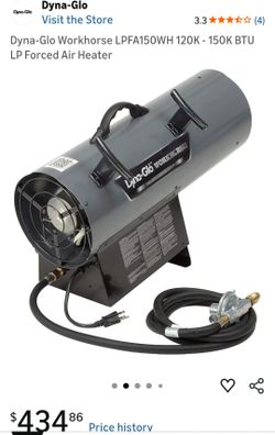 Dyna-Glo Workhorse outdoor heater Lp-gas