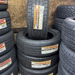SET OF FOUR NEW TIRES 255/60/19 ARROYO GRANDSPORT ALL SEASON INCLUDING MOUNT AND BALANCE. ASK ME FOR SIZES AND BRANDS 