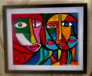 Painting original artwork Acrylic on canvas