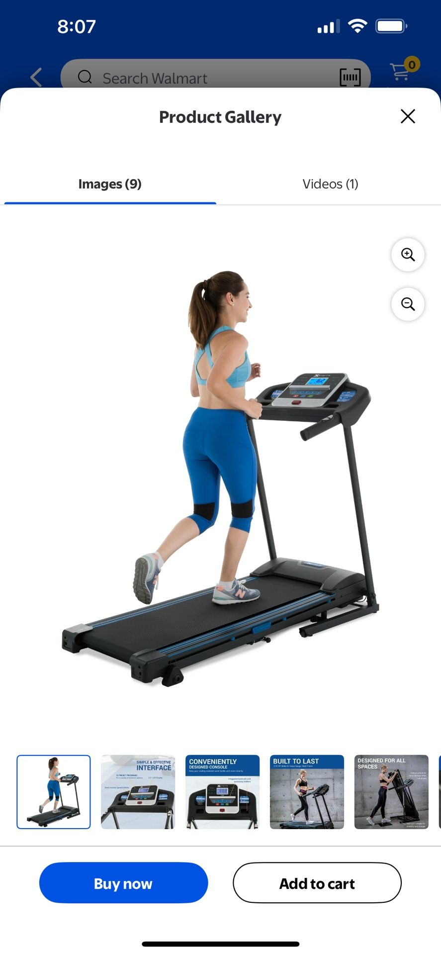 Xterra TR200 Treadmill (Almost new)
