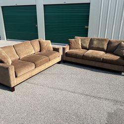 Beautiful Brown Sofa Living Room Set - FREE DELIVERY