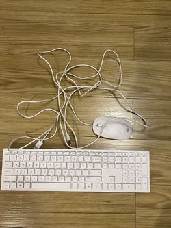 Wired keyboard and mouse