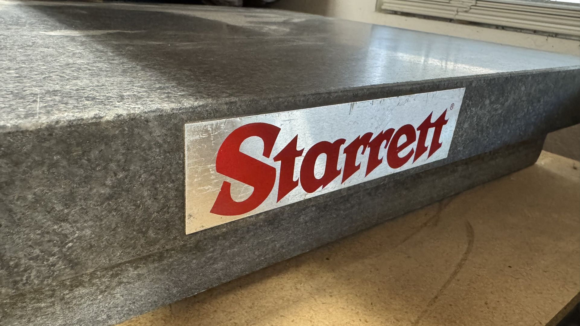 Starrett Granite Precision Surface Plate 