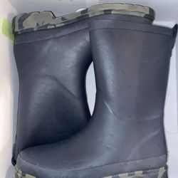 Navy Blue Boy Rain Boots