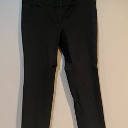 Loft Petite Marisa Straight Ladies Pants - Size 6P - Black