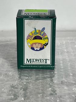 1998 Midwest Of Cannon Falls Hinged Trinket Box Madeline Eiffel Tower