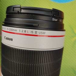 Canon 70-200mm F2.8 iii Dslr Camera Lens For Sale 