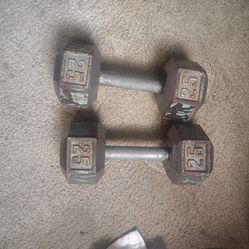 25 lb dumbbells