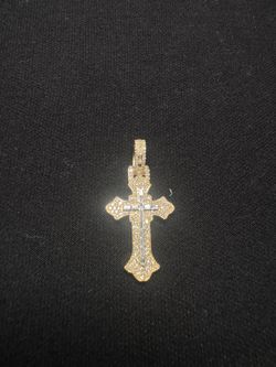 14k Gold Cross Pendant