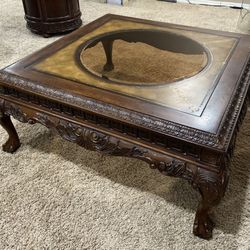 Solid Wood Coffee Table Set (3-Piece)