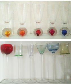 Cordial Glasses Vintage 6, Shot Glasses Mod 5, Cocktail Glasses 2