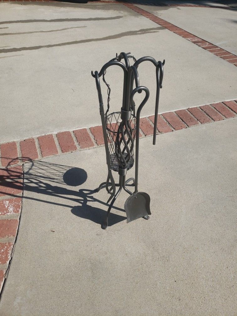 Rought Iron Fireplace Tools