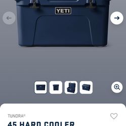 Yeti 45 Cooler In Blue And Yeti 50 Waterproof Bag 