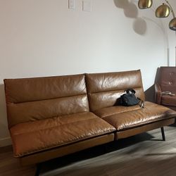 Leather Sofa (futon)