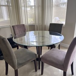 Round Dining Table For 4