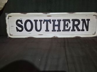 Southern Rustic Metal Wall Sign