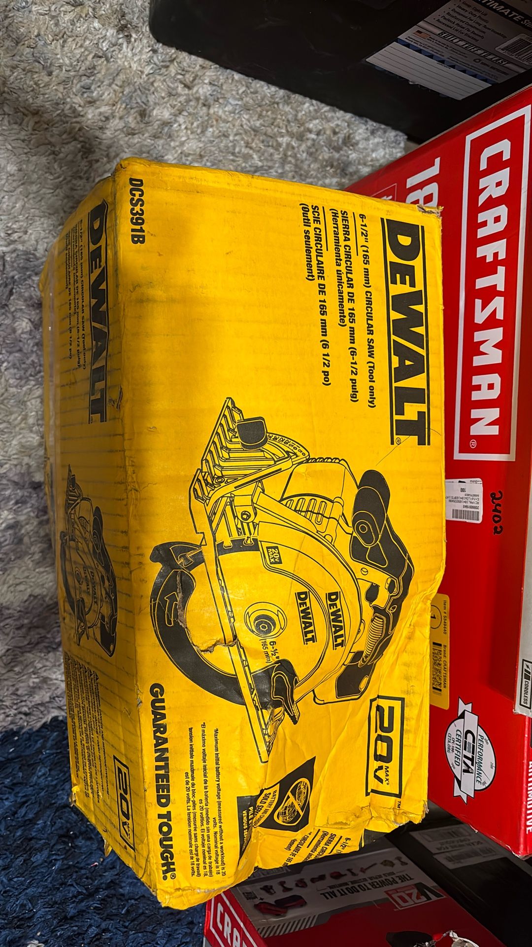 DeWalt 6-1/2” Circular Saw (tool Only)