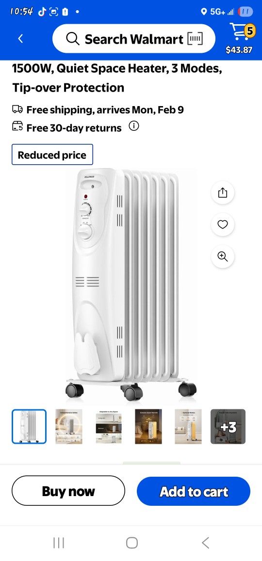 1(contact info removed)0 Watt Heaters Make Offer