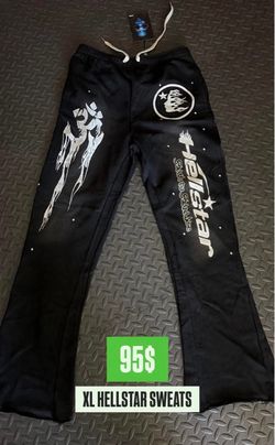 Hellstar Black Sweatpants XL