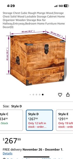 Side Table and  storage