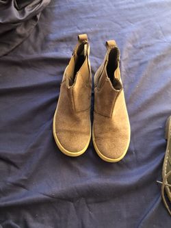 Boys suede booties from the Children’s Place