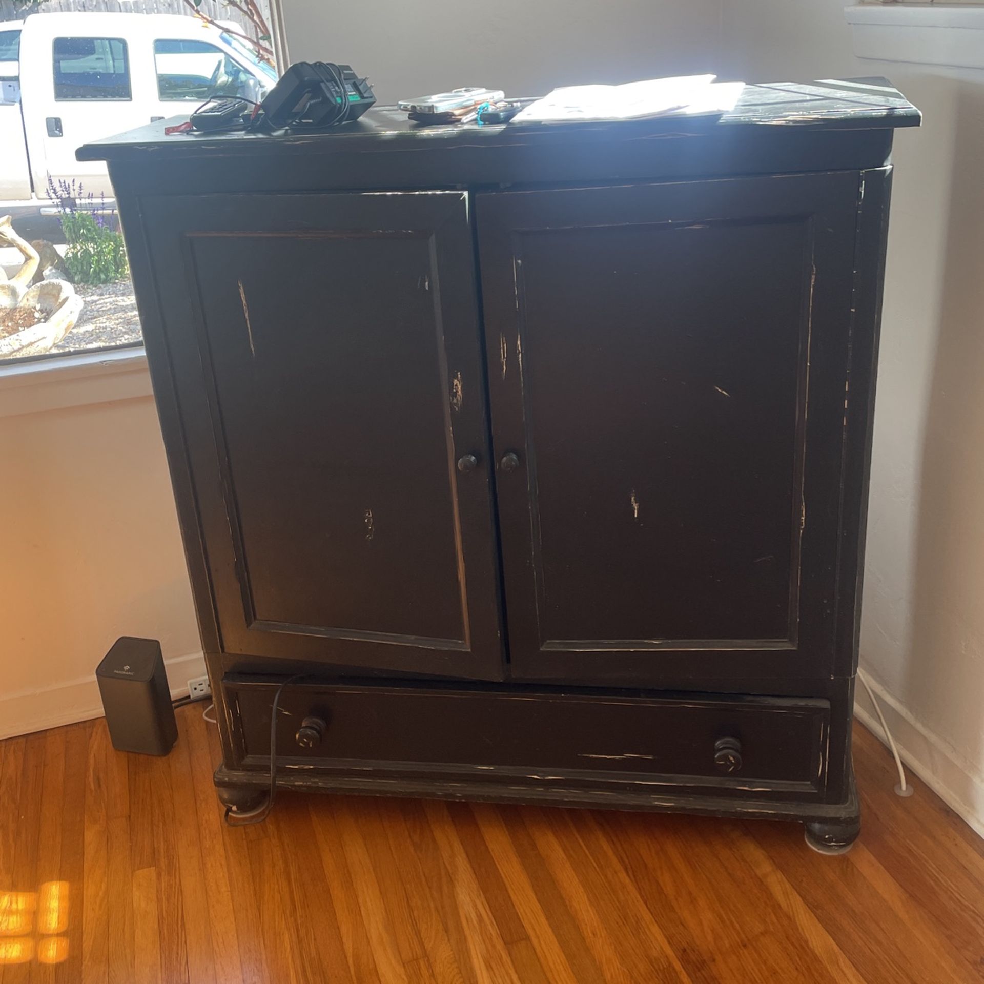 cabinet with shelves