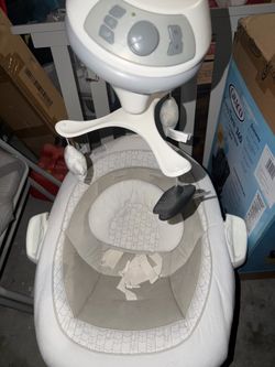 Baby swing and bouncer
