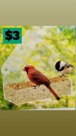 NEW Clear  Birdfeeder 🦜