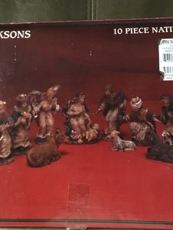 Nativity Scene 10 Piece by Dickinsons