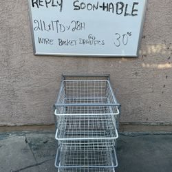  Wire Organizer With 4 Baskets Organizador Con 4 Cajones 