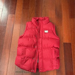 Red Essentials Puffer Vest