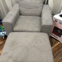 FREE grey sofa and stool