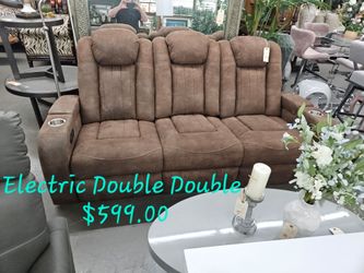Sofa Electric Double Recliner We are located at 2811 East Bell road. Another Time Around Furniture.