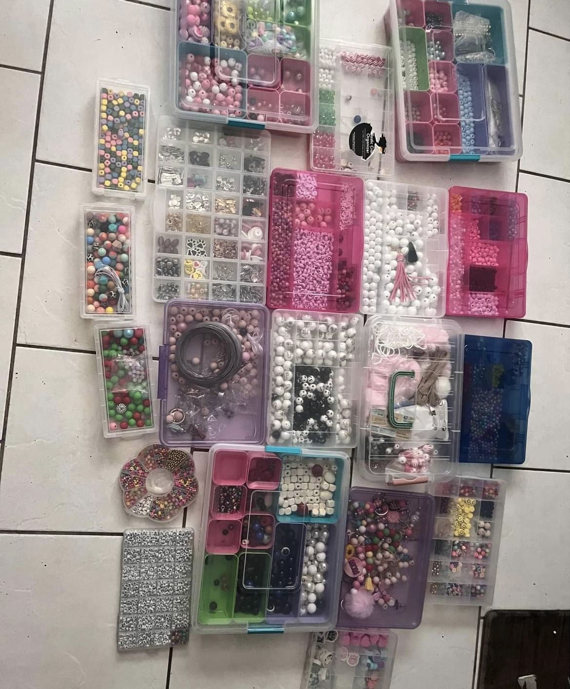 lots of beads for jewelry making
