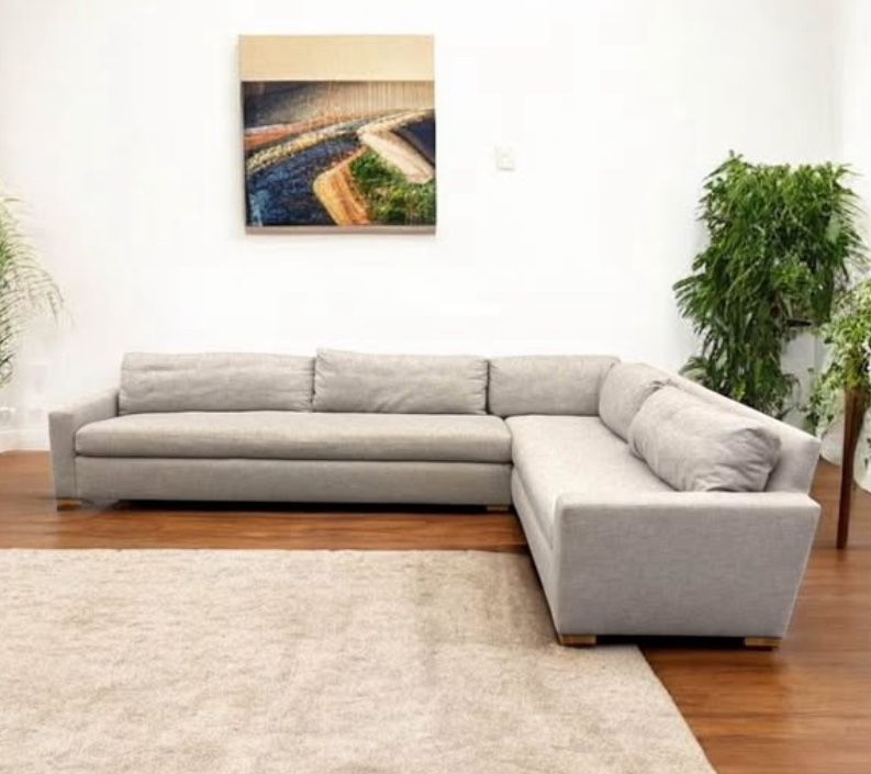 Restoration Hardware Down Feather Sectional Couch 🛻 Delivery Available🛻