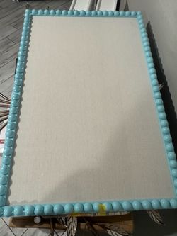 Light blue bulletin board