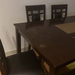 Dinning Table And Chairs