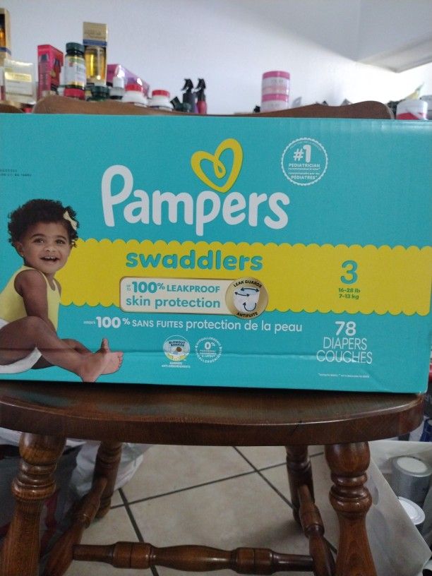 Una Caja De Pañales # 3 Por Solo $25 Presio Fijo