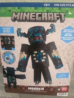Minecraft Warden inflatable costume