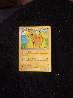 Pikachu Pokemon Card Original 1995
