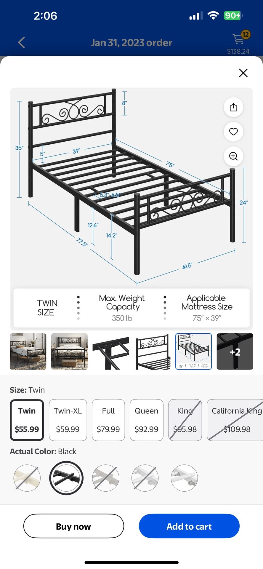 Twin Bed And Mattress