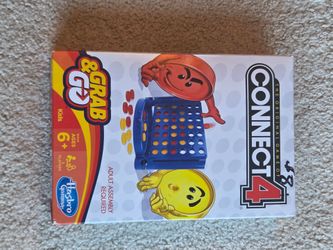 Hasbro Connect 4 Grab & Go Travel Board Game - New Sealed Box 2-Player Strategy