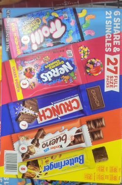 Halloween Candy Variety Box - 27 Full Size & Share Size Packs