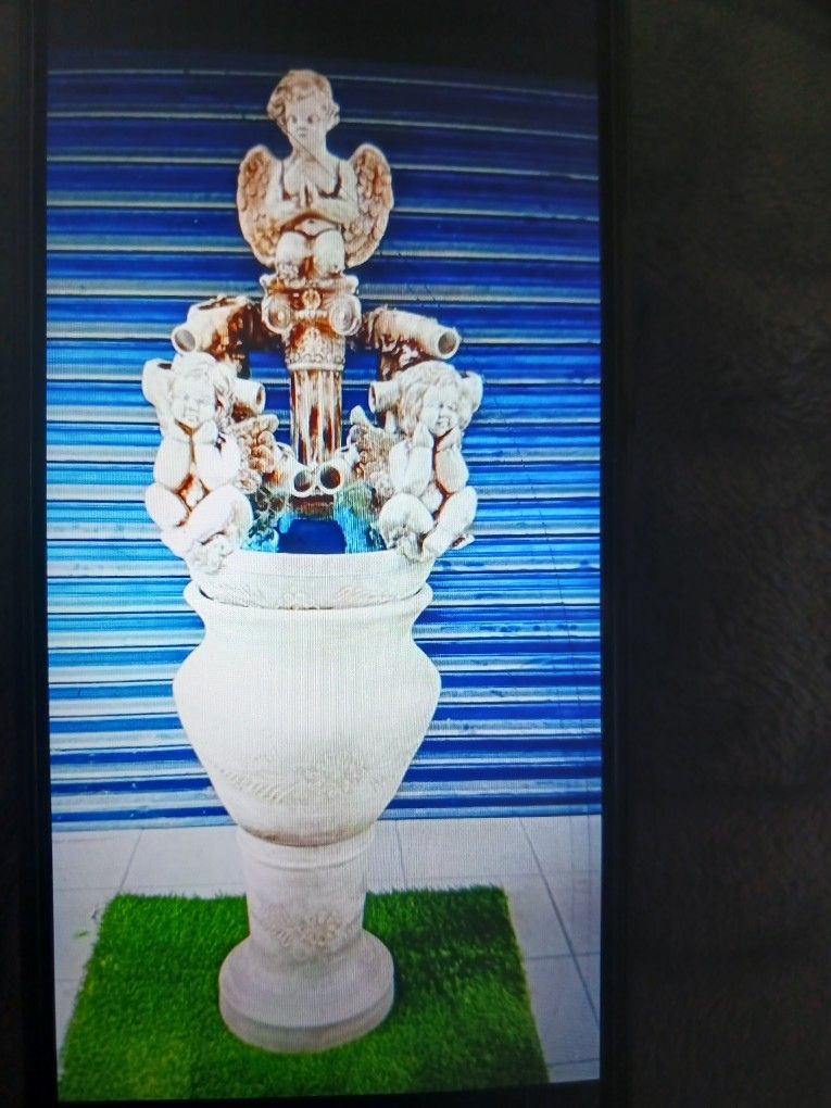 Angel Water Fountain New 3pc 