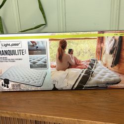 Tranquilite Light Speed 2 Person Air Mattress New Never Used In Original Box